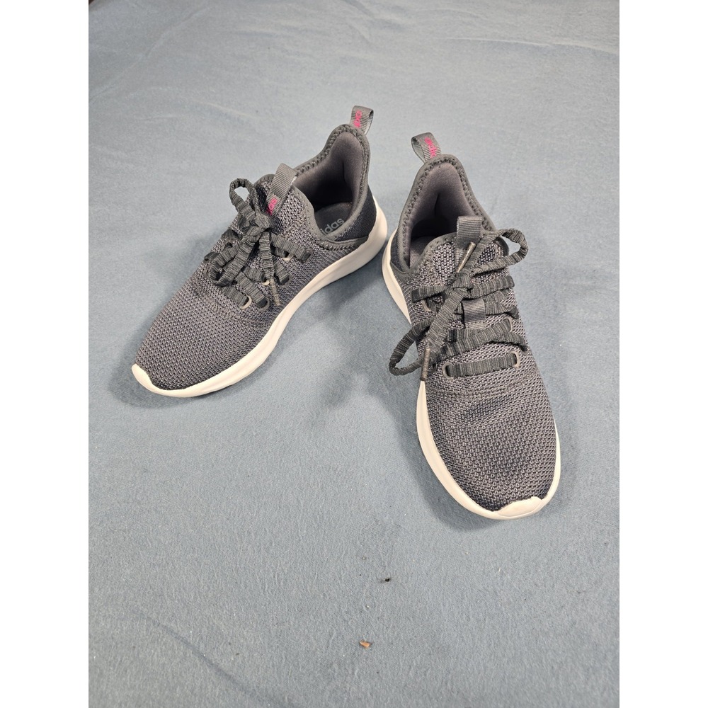 adidas Womens Cloudfoam Pure 2.0 Gray Blue Pink Running Shoes EF8716 Sz 6